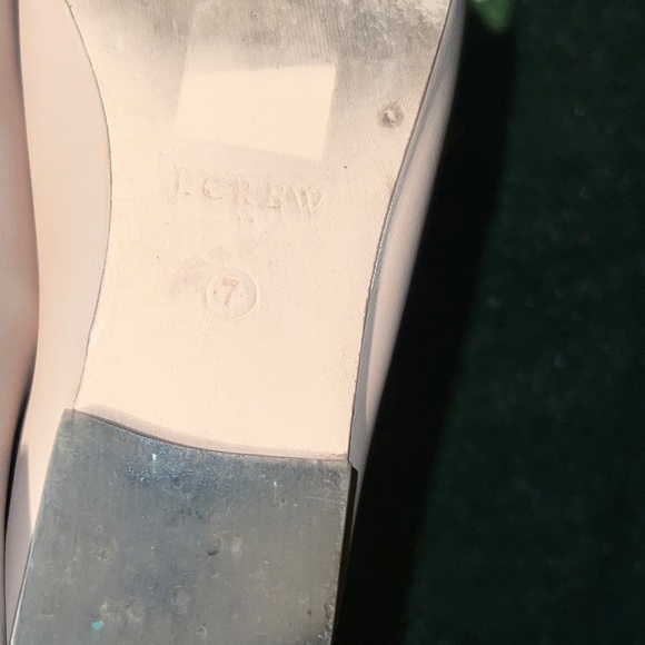 J.Crew Cream Topped Toe Flats Size 7 - Picture 4 of 4